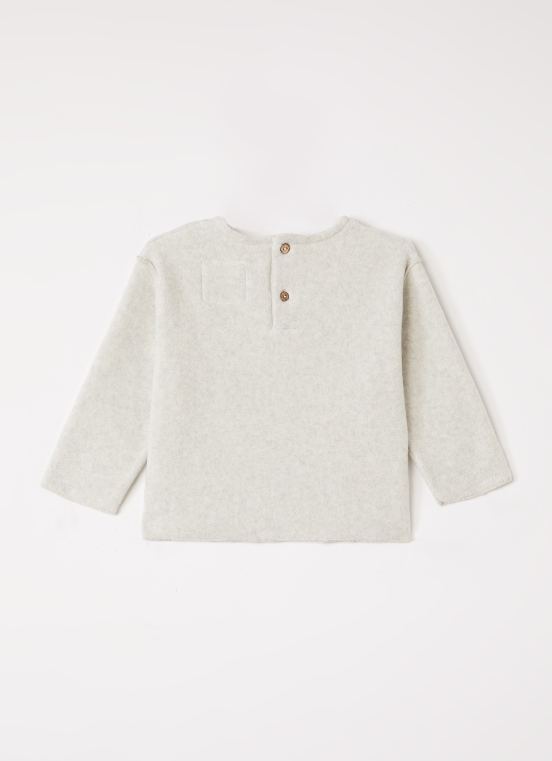 Play Up Polar sweater met gemêleerd dessin - voorkant 3 blauw