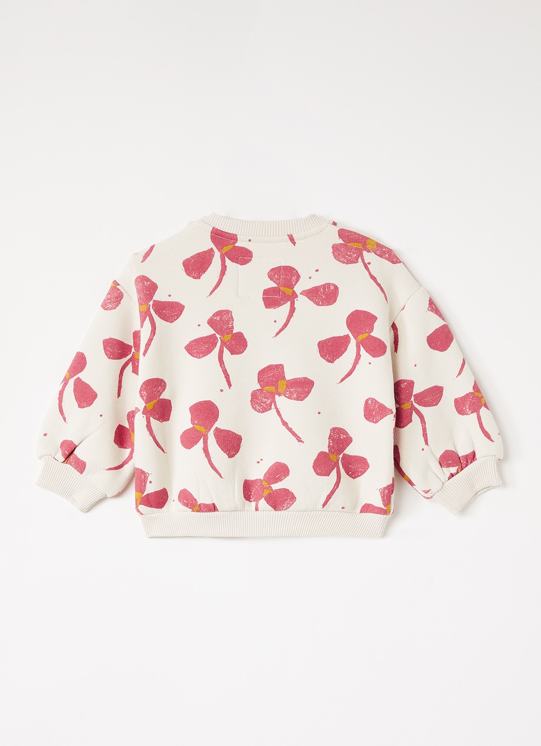 Play Up Sweater met print - voorkant 3 ivoor