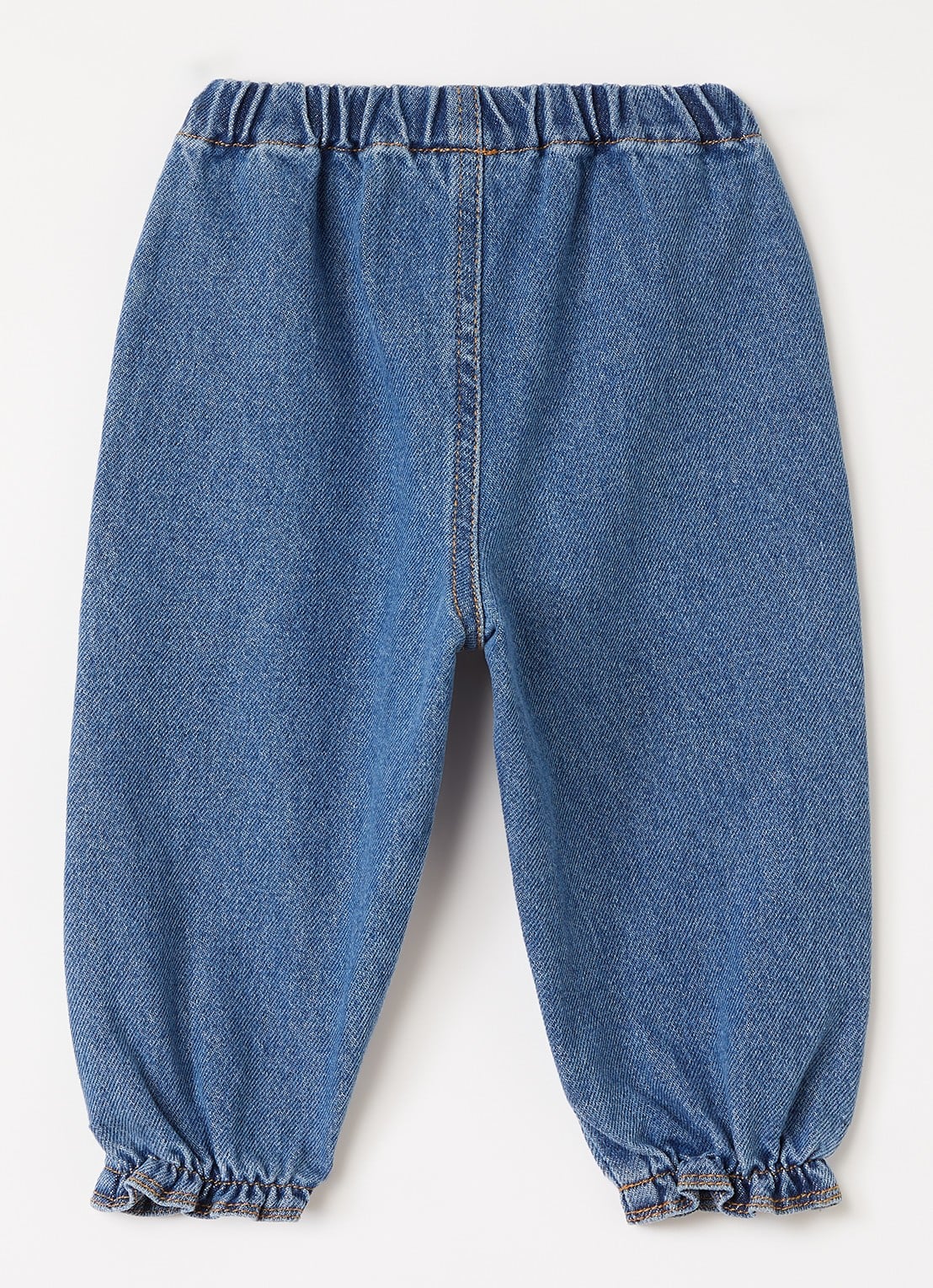 Play Up Tapered jeans met medium wassing - voorkant 3 indigo