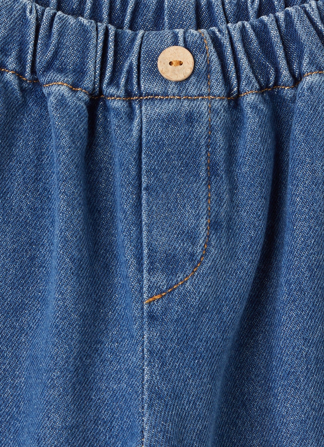 Play Up Tapered jeans met medium wassing - detail 3 indigo