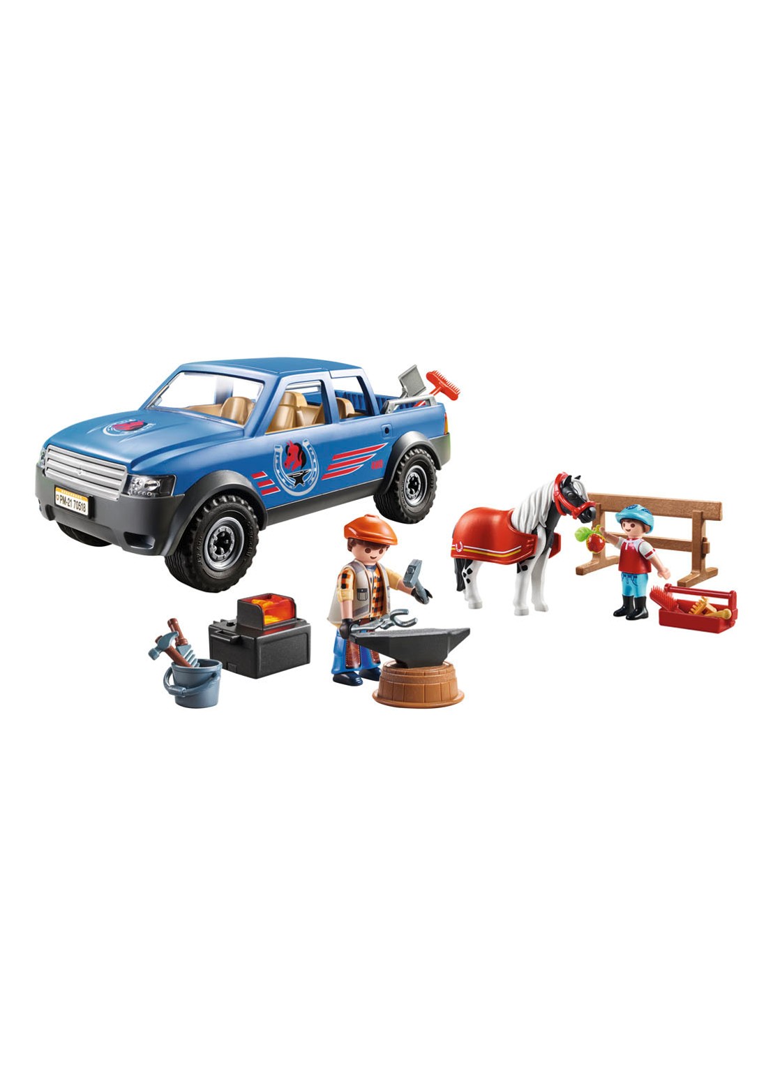 Playmobil 70518 Mobiele hoefsmid - detail multicolor