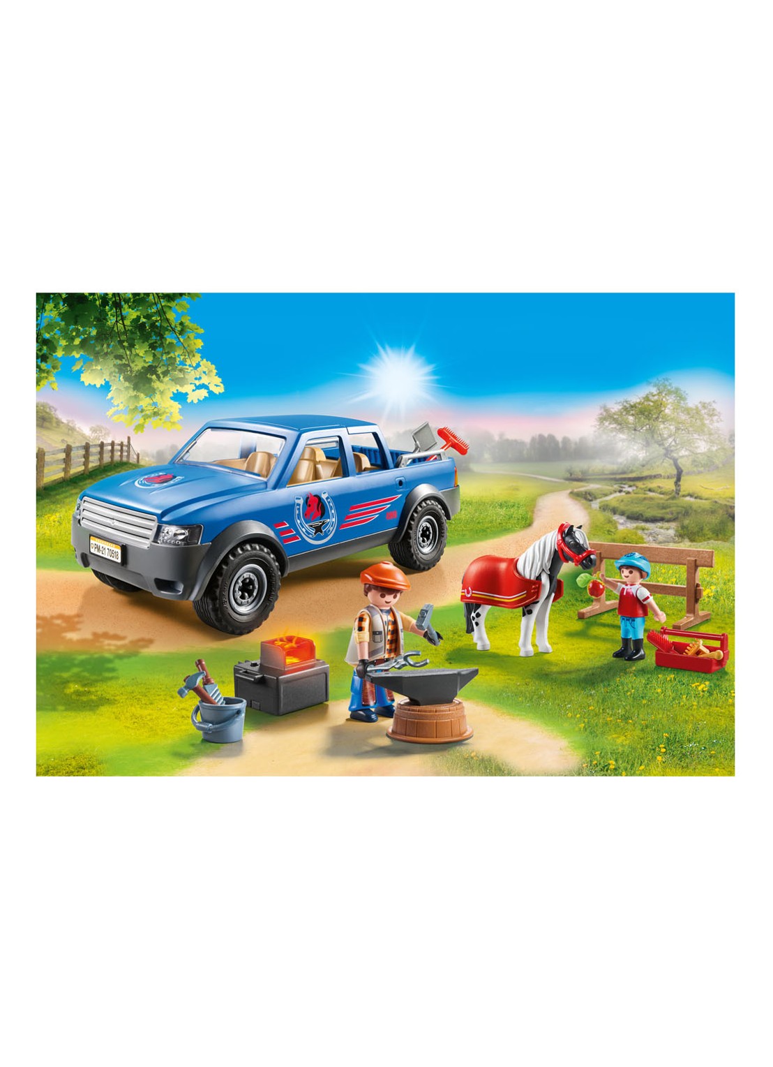 Playmobil 70518 Mobiele hoefsmid - detail 2 multicolor