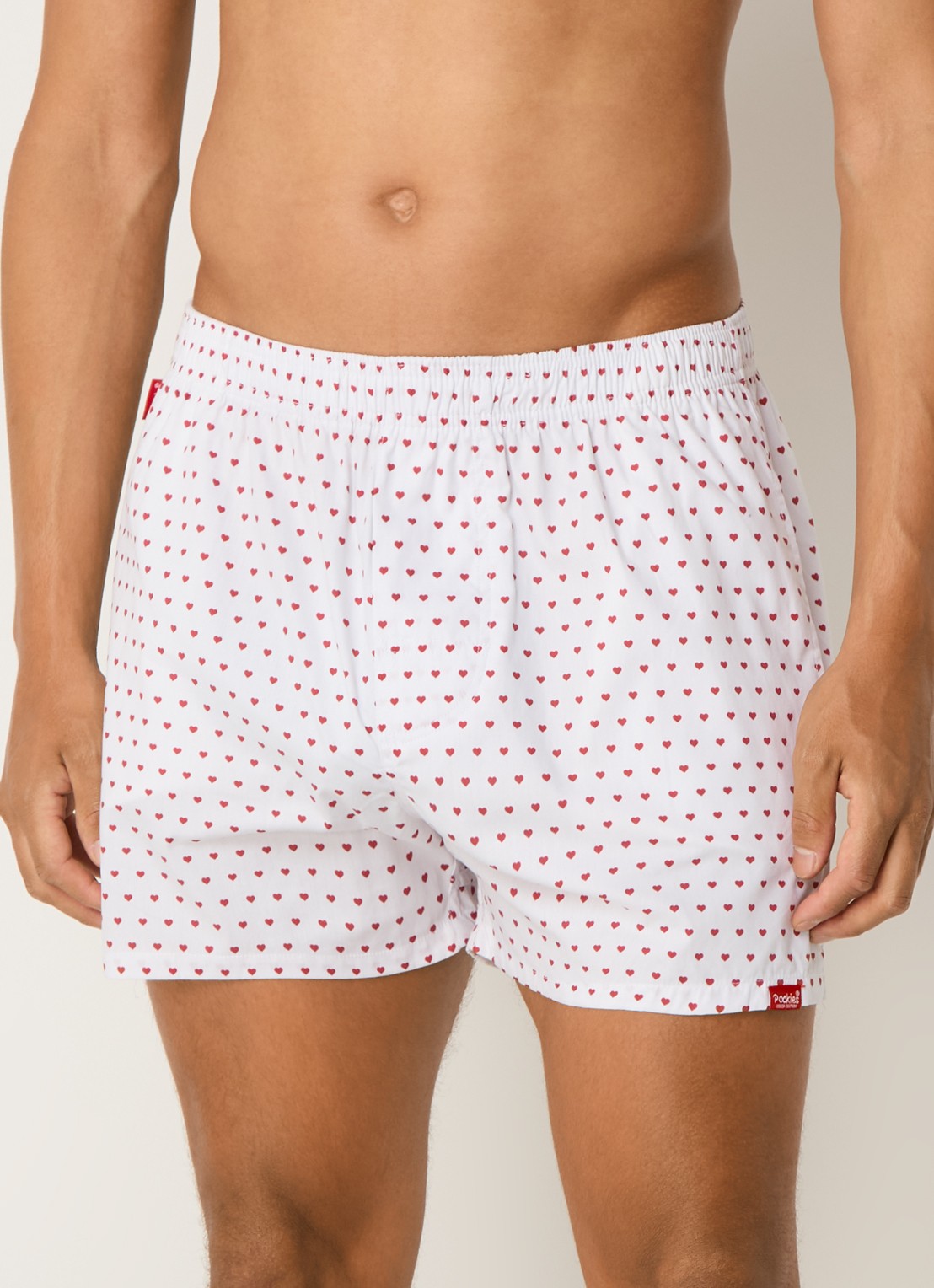 Pockies Dirty love boxershorts met print  - detail 2 wit