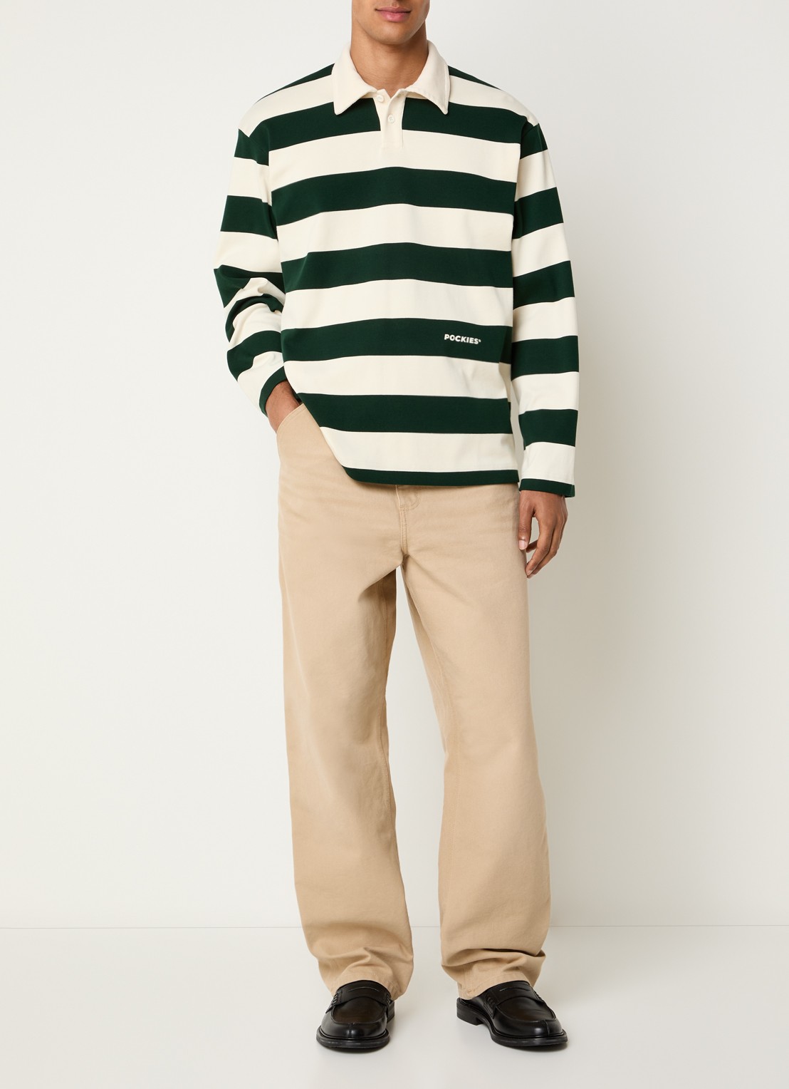 Pockies Sweater met polokraag - voorkant 4 multicolor