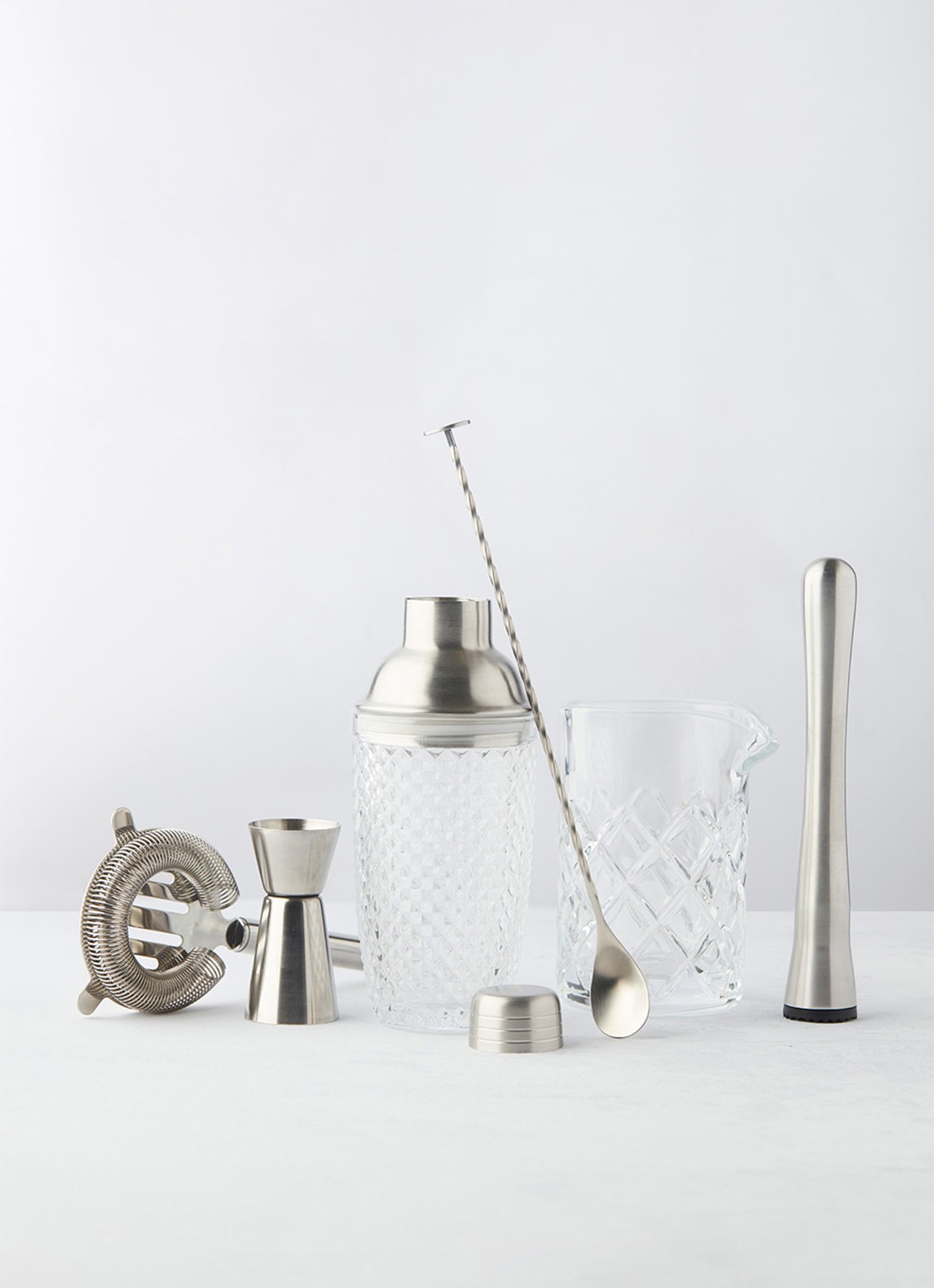 Point-Virgule Cocktailset 6-delig - achterkant 7 zilver