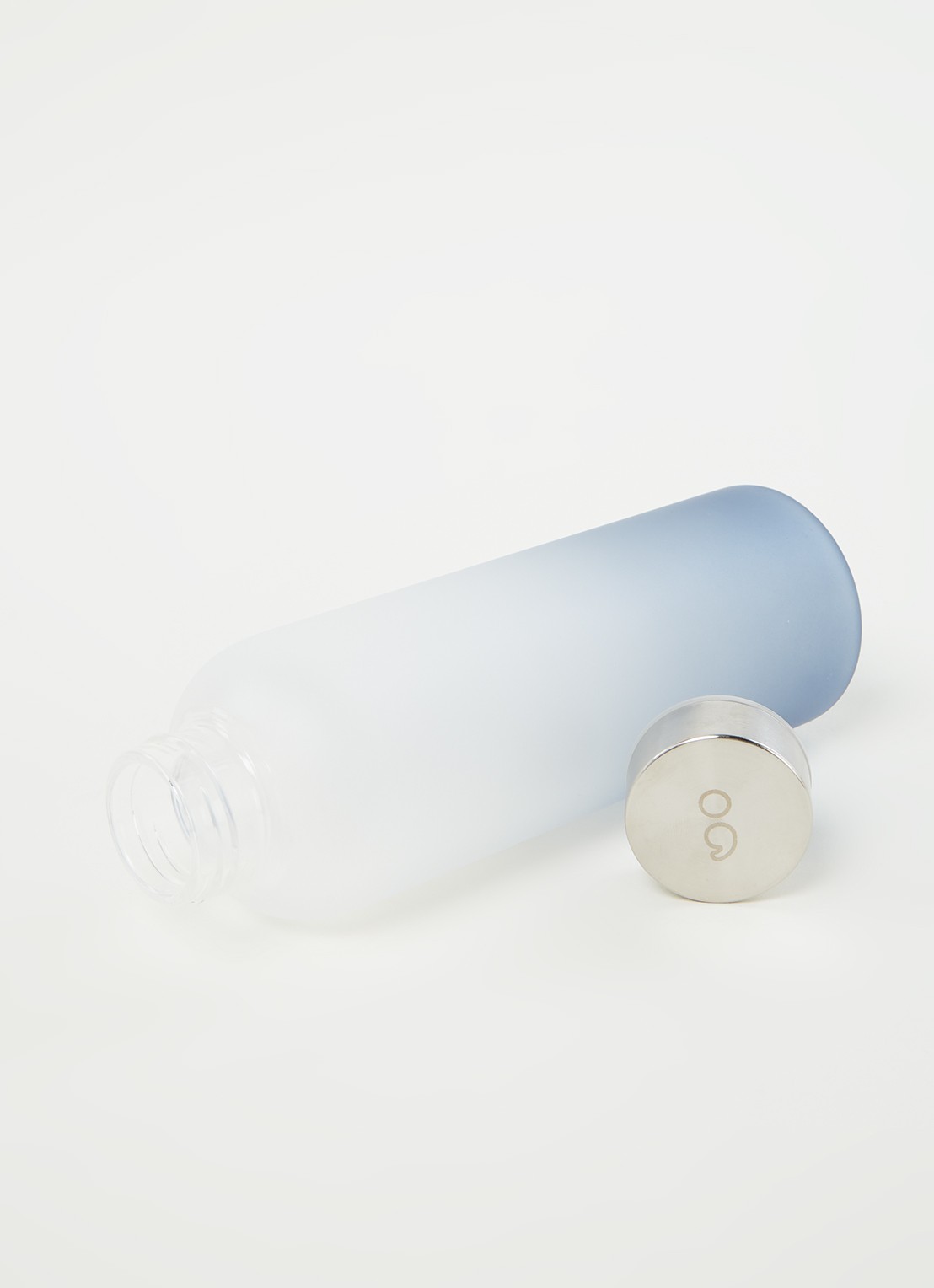Point-Virgule Frosted drinkfles van glas 50 cl  - detail transparant