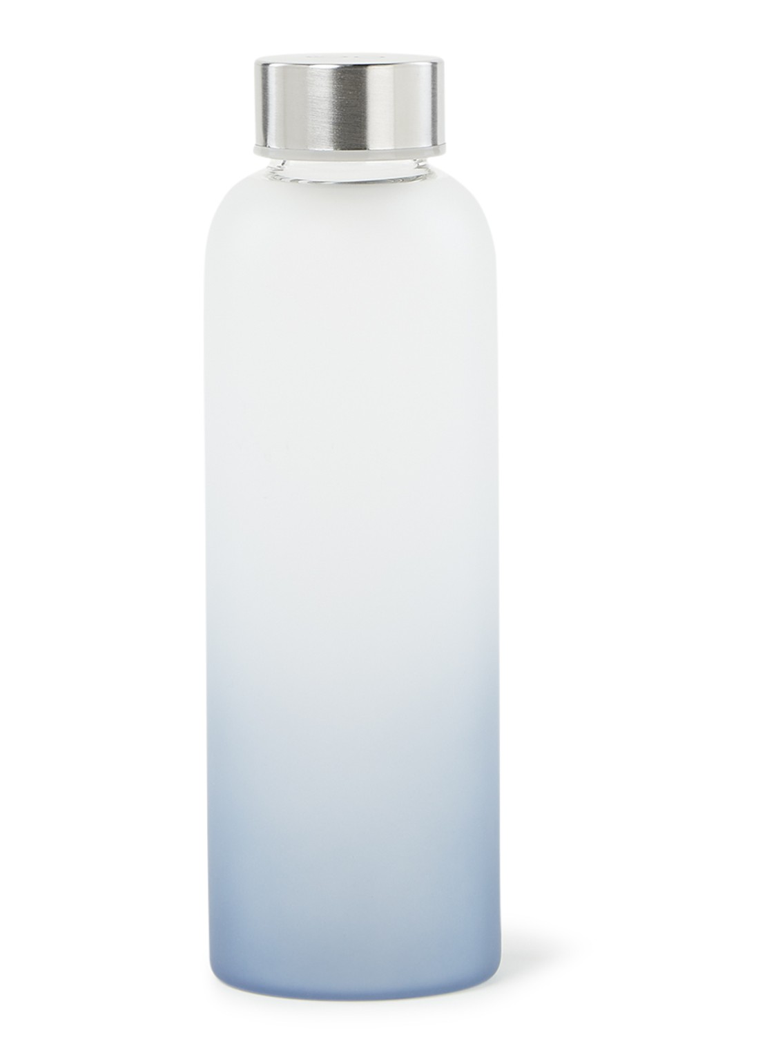 Point-Virgule Frosted drinkfles van glas 50 cl  - voorkant 2 transparant