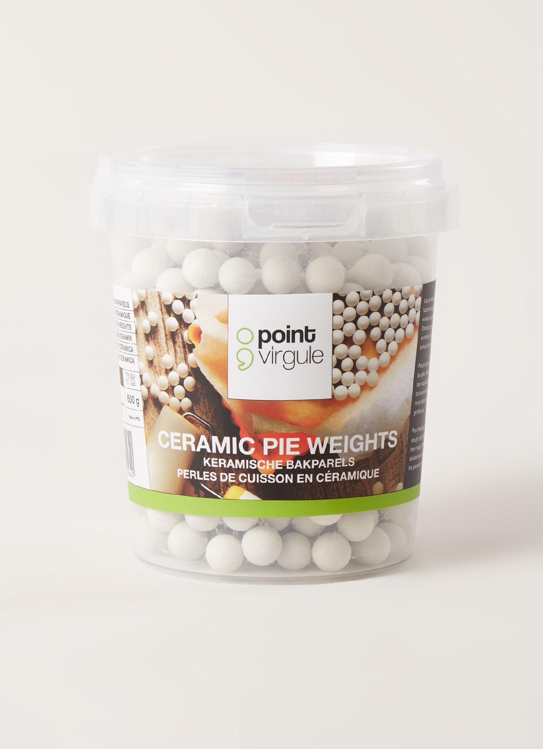 Point-Virgule Keramische bakparels 600 gram - voorkant 2 wit