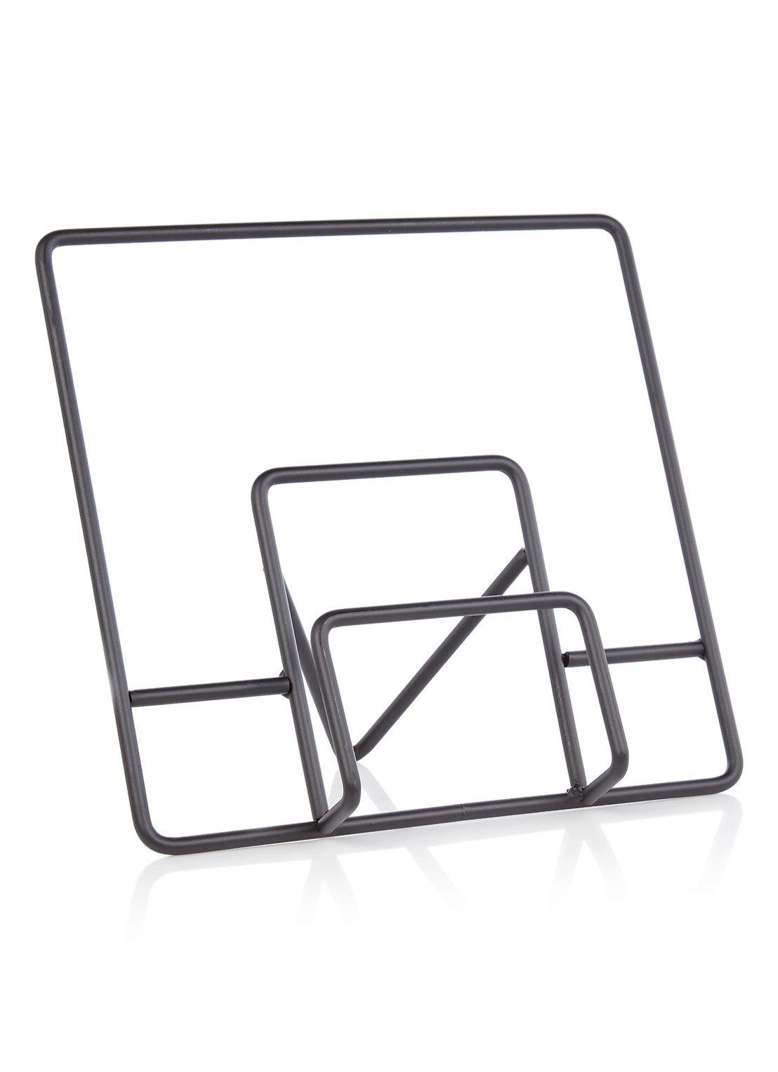 Point-Virgule Kookboekstandaard 30 cm - voorkant zwart