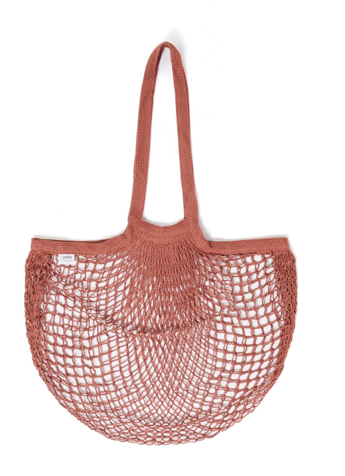 Point-Virgule Parijse nettas 40 x 70 cm - voorkant roodbruin
