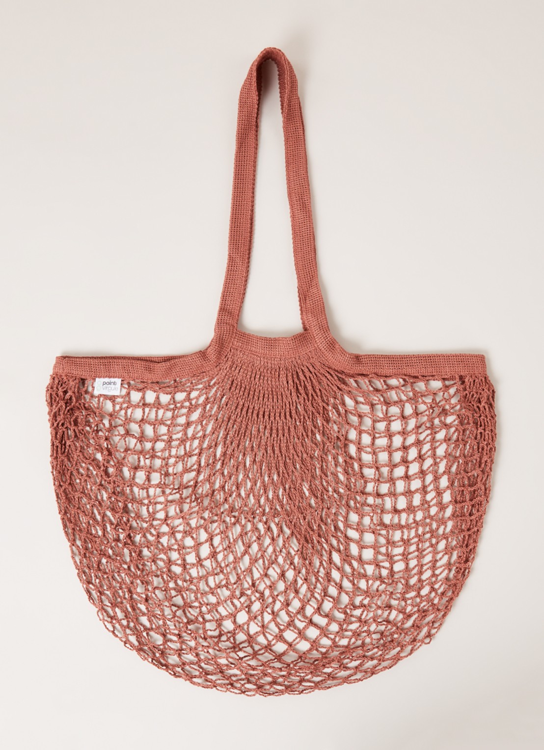 Point-Virgule Parijse nettas 40 x 70 cm - voorkant 2 roodbruin