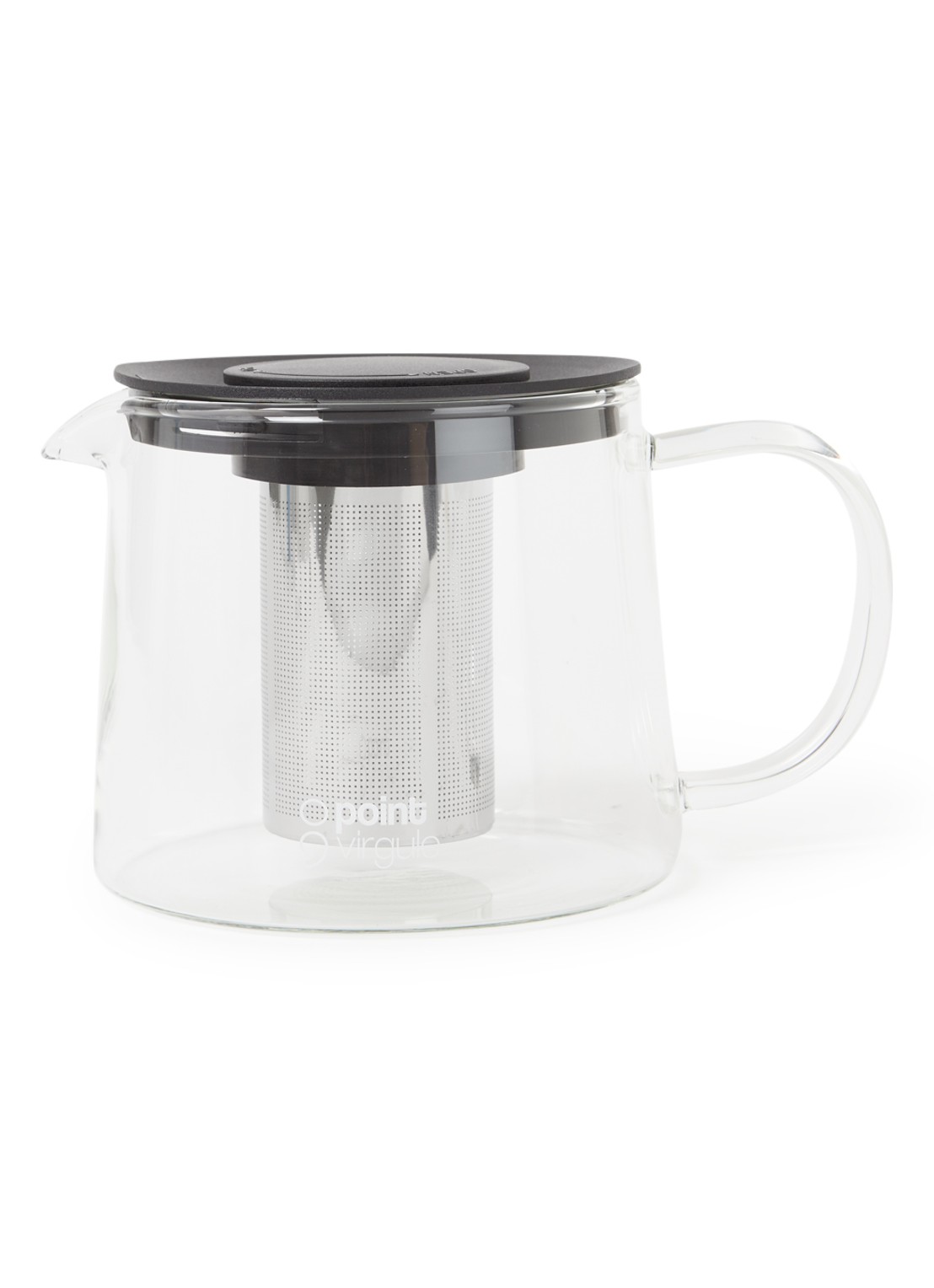Point-Virgule Theepot 0,6 liter - voorkant 2 zwart