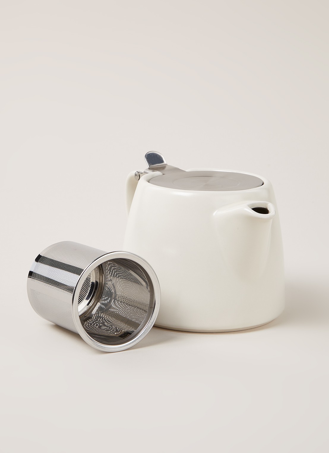 Point-Virgule Theepot met theezeef 50 cl - detail 3 gebroken wit