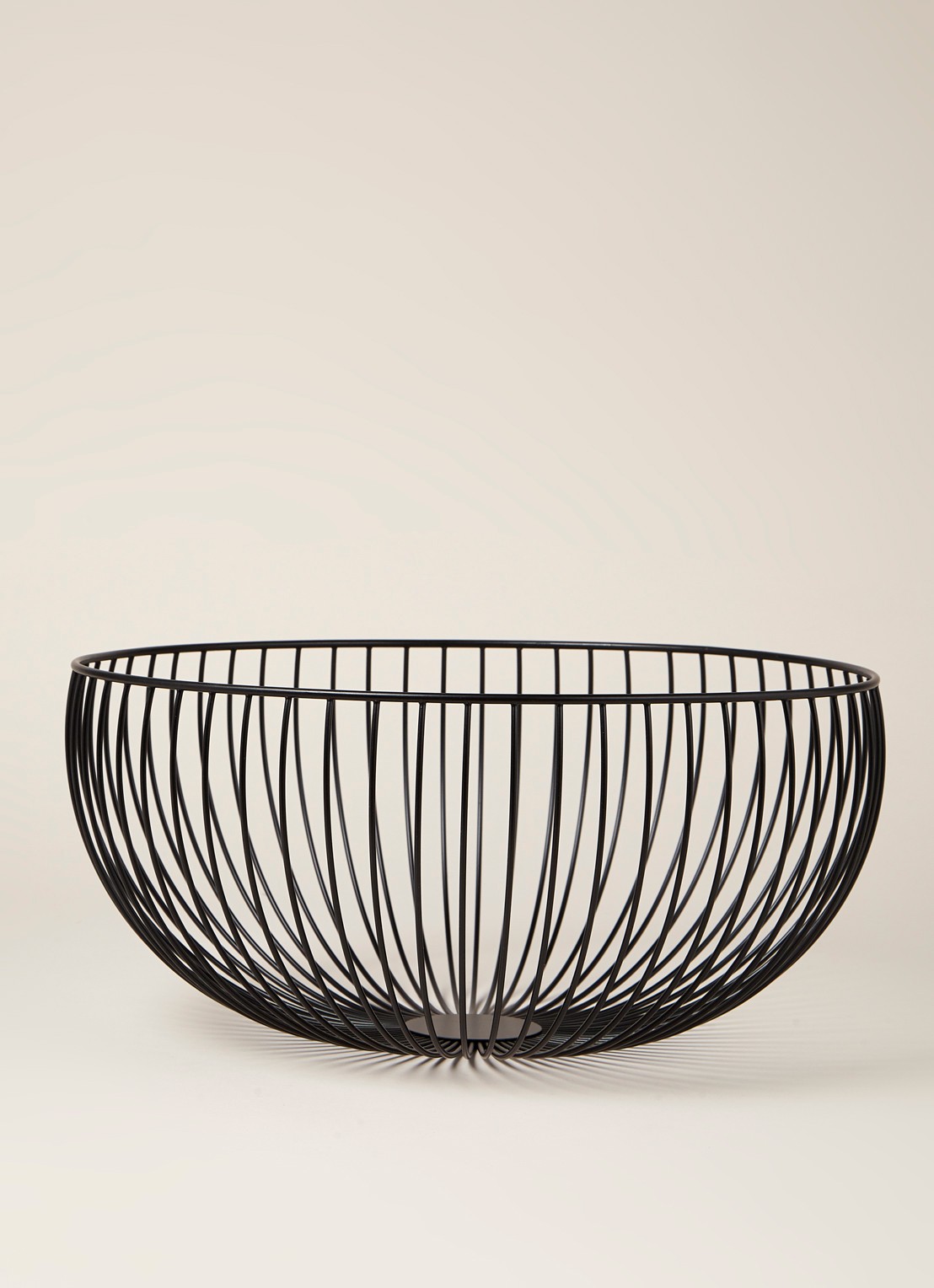 Point-Virgule Wire mand 35 cm - voorkant 3 zwart