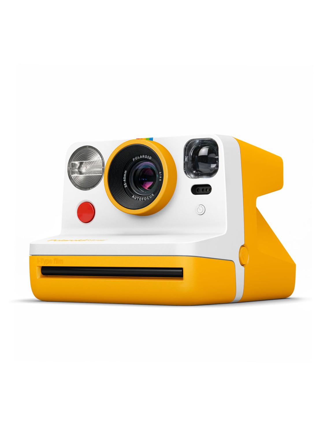 Polaroid Now instant fotocamera - voorkant 2 geel