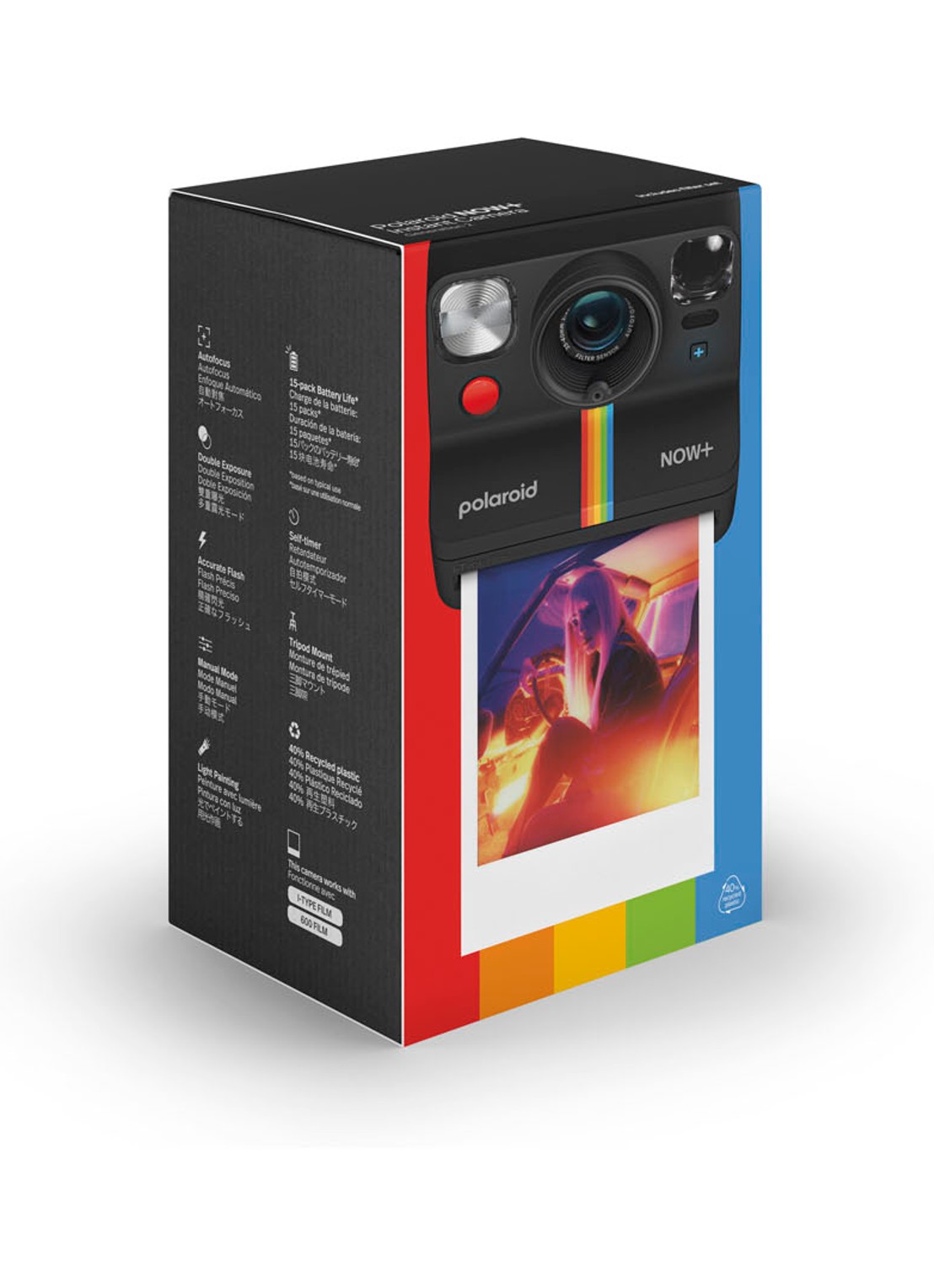 Polaroid Polaroid Now+ Generation 2 Instant fotocamera - detail 4 zwart