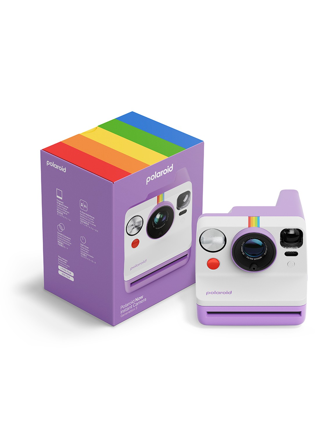 Polaroid Polaroid Now Instant Generation 3 fotocamera - detail 4 paars