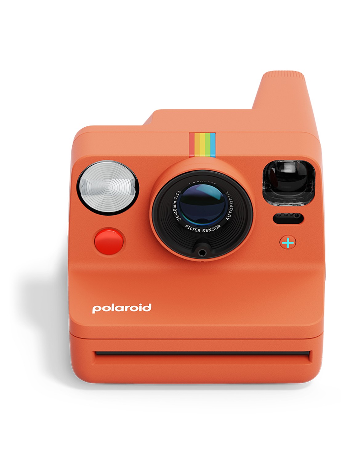 Polaroid Polaroid Now+ Instant Generation 3 fotocamera - voorkant 2 oranjerood