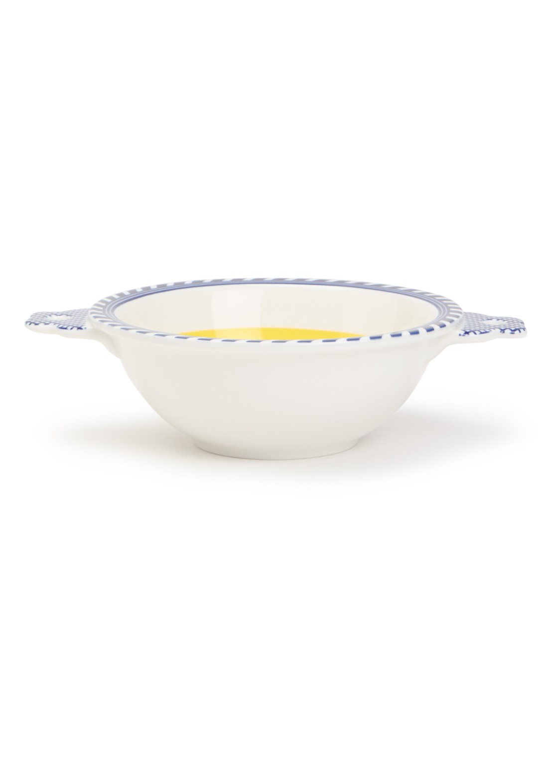 POLSPOTTEN Bird kom 17 cm  - voorkant donkerblauw