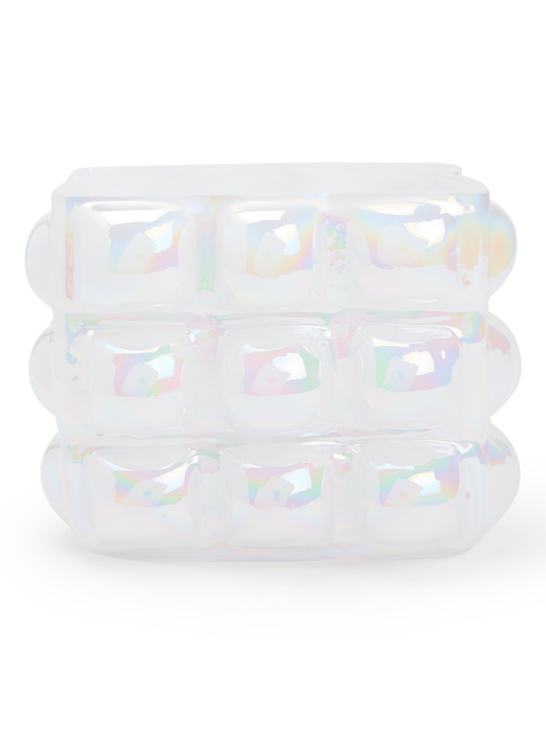 POLSPOTTEN Bubble S vaas 17,5 cm  - voorkant wit