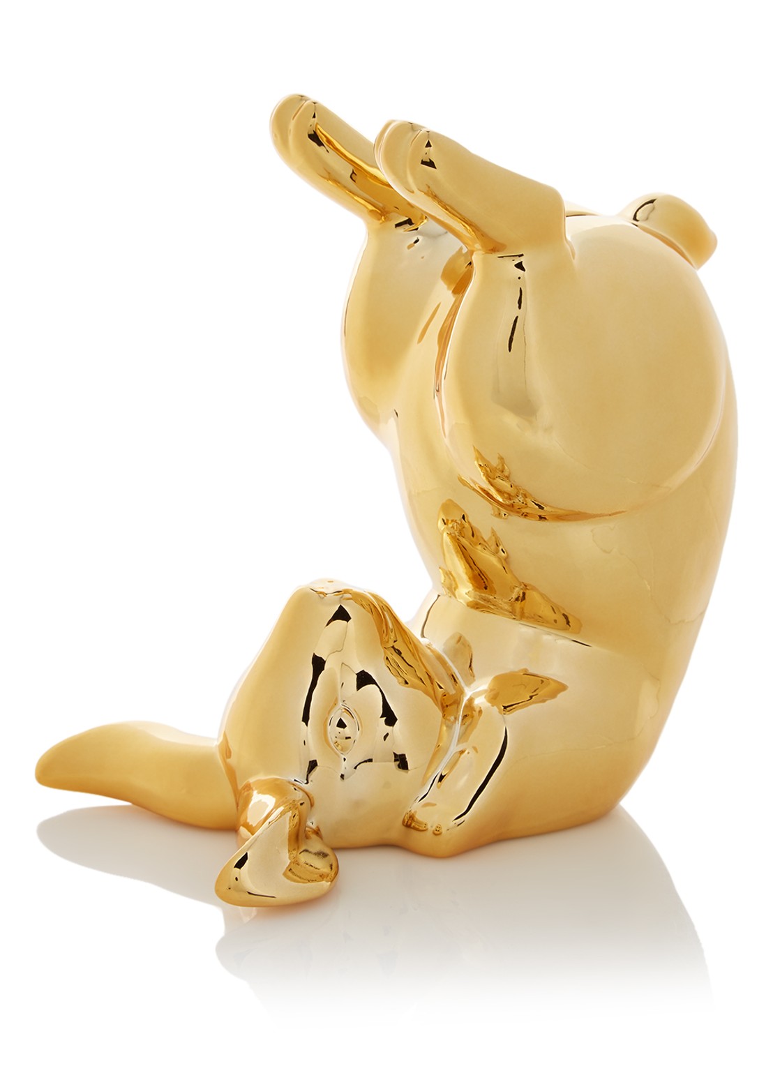 POLSPOTTEN Bunny Bum spaarpot - voorkant goud