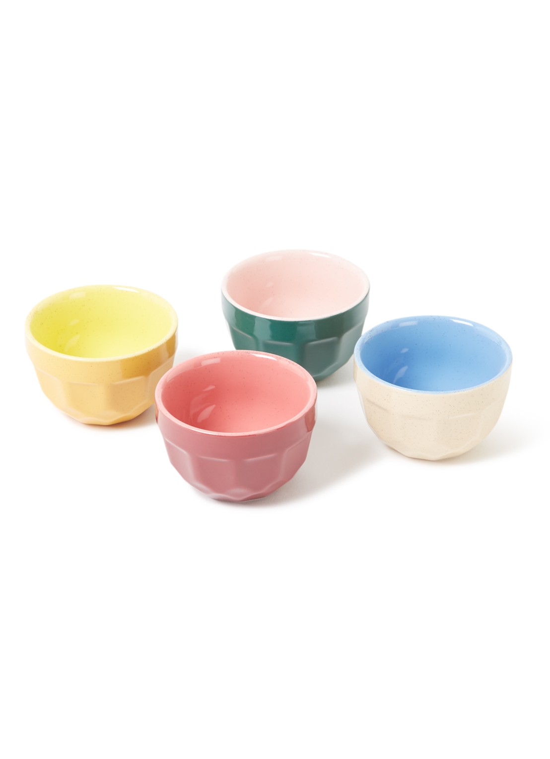 POLSPOTTEN Cappuccino kopje 17,5 cl set van 4 - voorkant multicolor