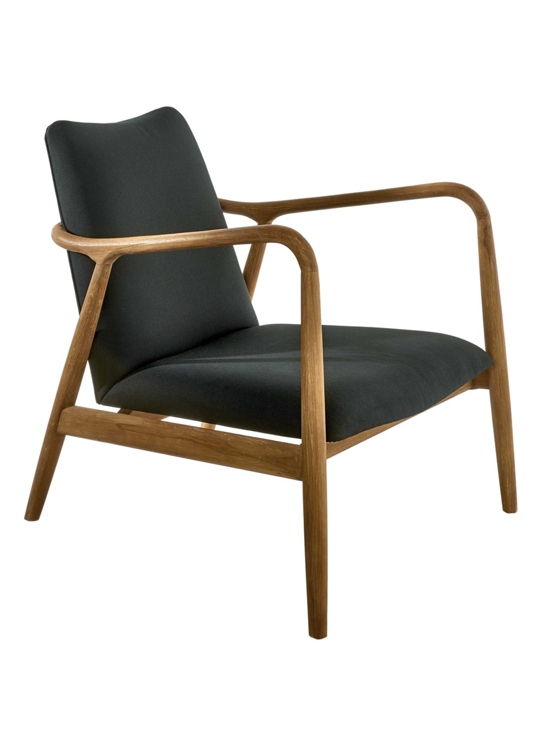 POLSPOTTEN Chair Charles fauteuil - voorkant 2 zwart