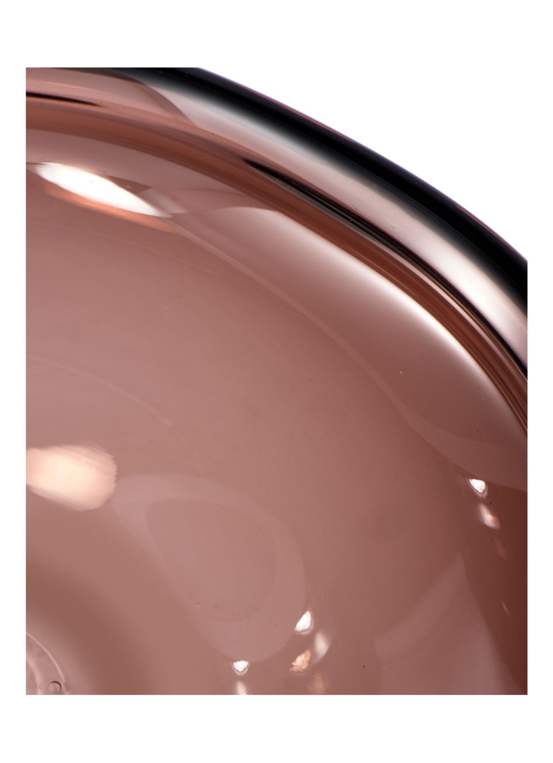 POLSPOTTEN Clear Brown Eye schaal L 46 cm - detail 4 bruin
