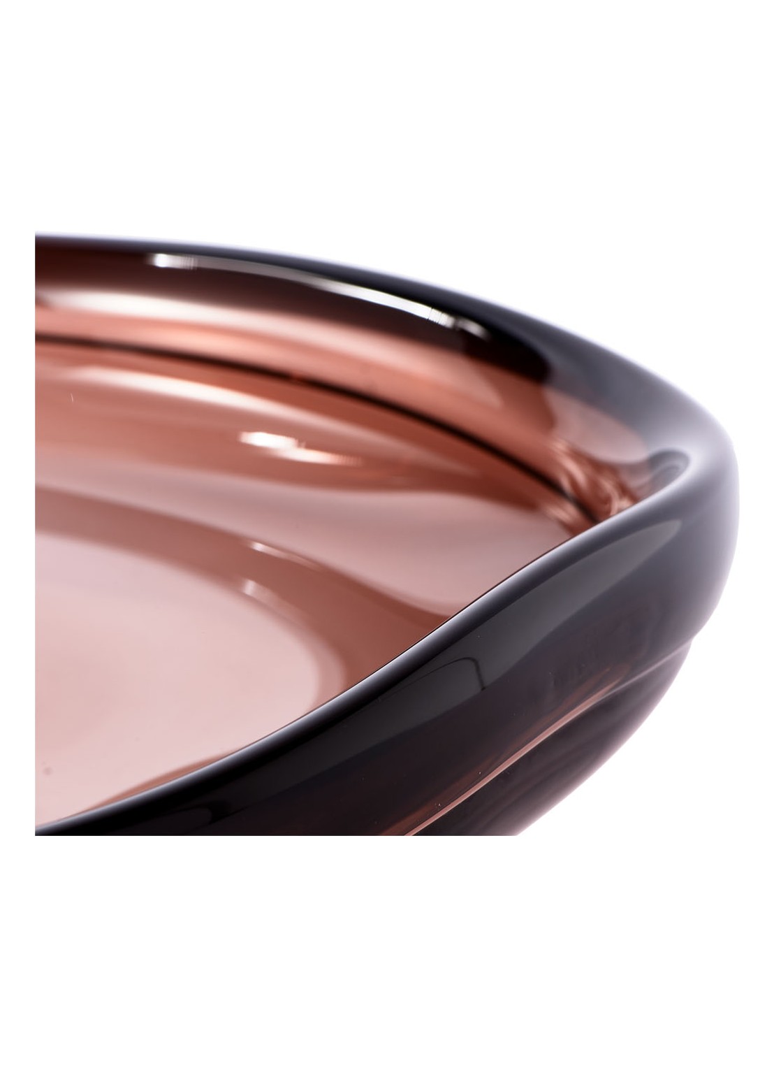 POLSPOTTEN Clear Brown Eye schaal L 46 cm - detail 6 bruin