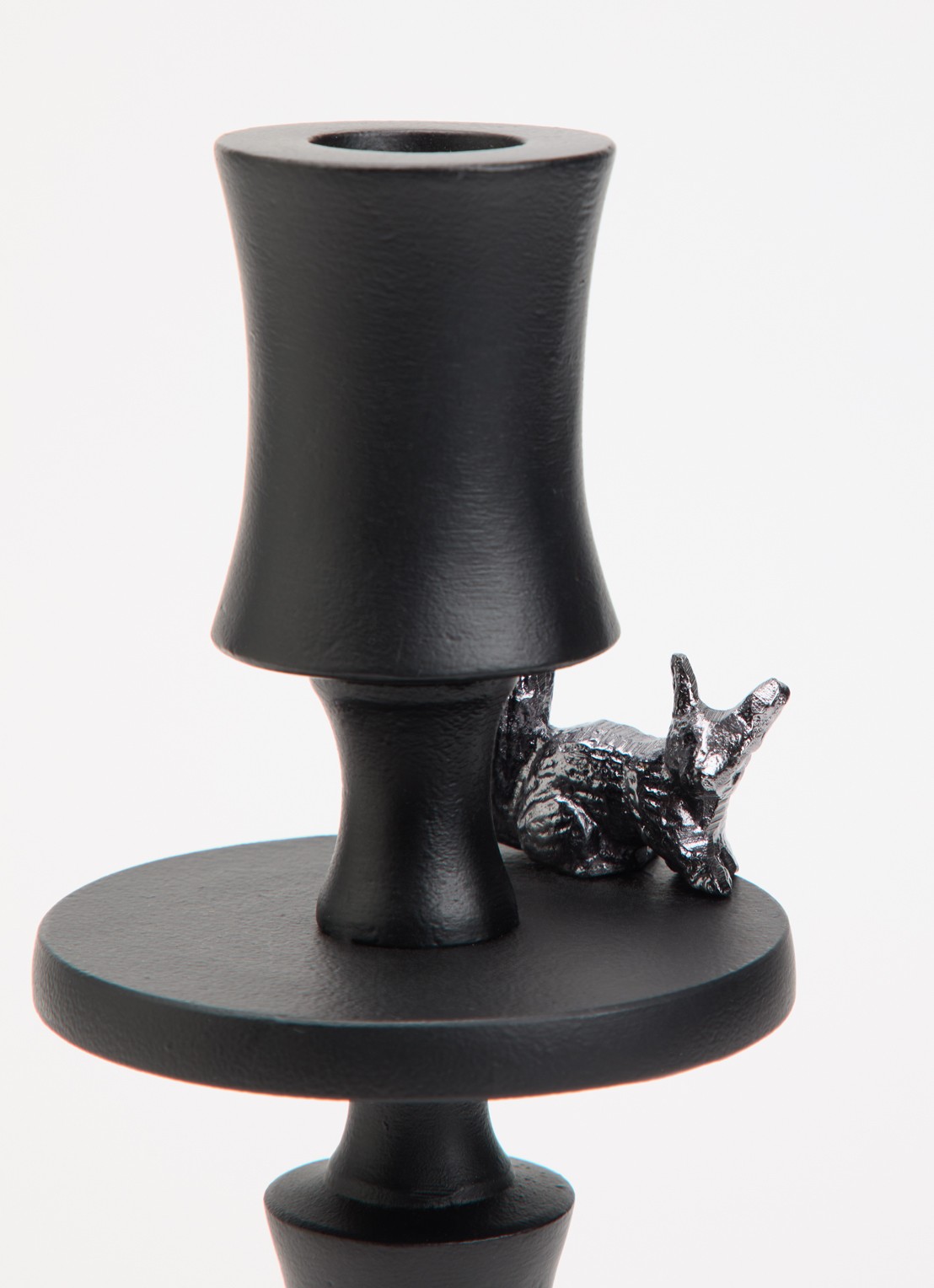 POLSPOTTEN Climbing Pole M kandelaar 29 cm - voorkant 2 zwart