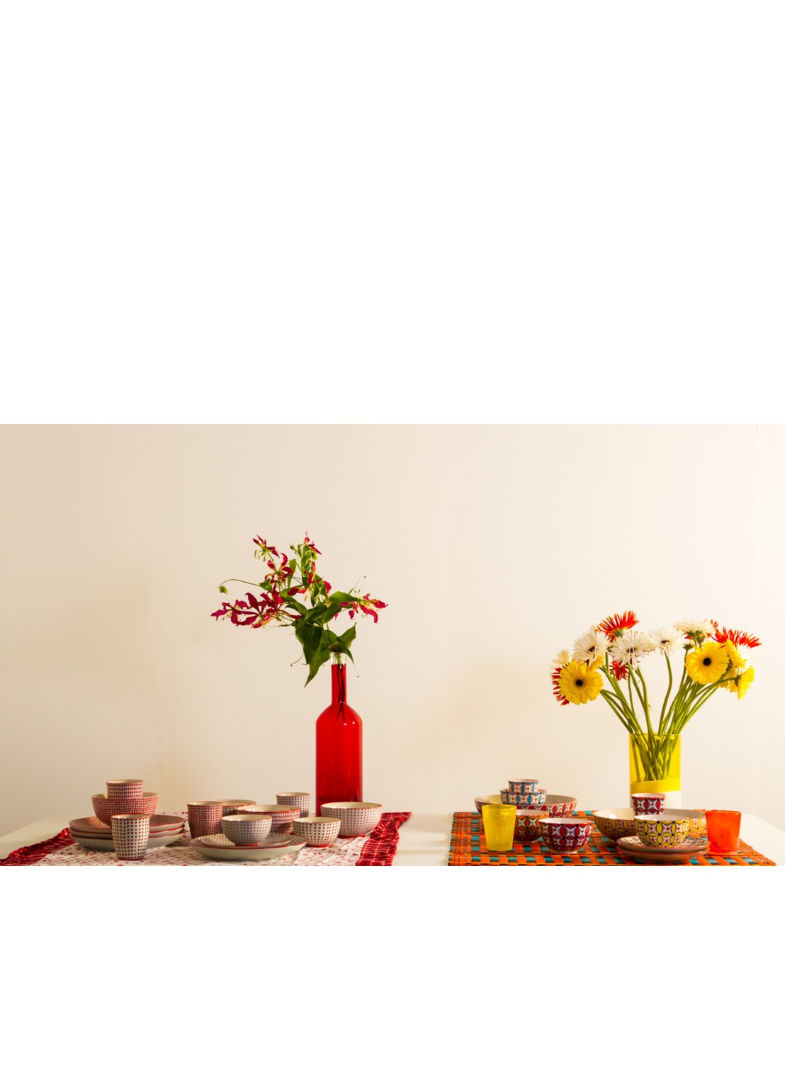 POLSPOTTEN Hippy mok 35 cl set van 4 - detail 3 multicolor