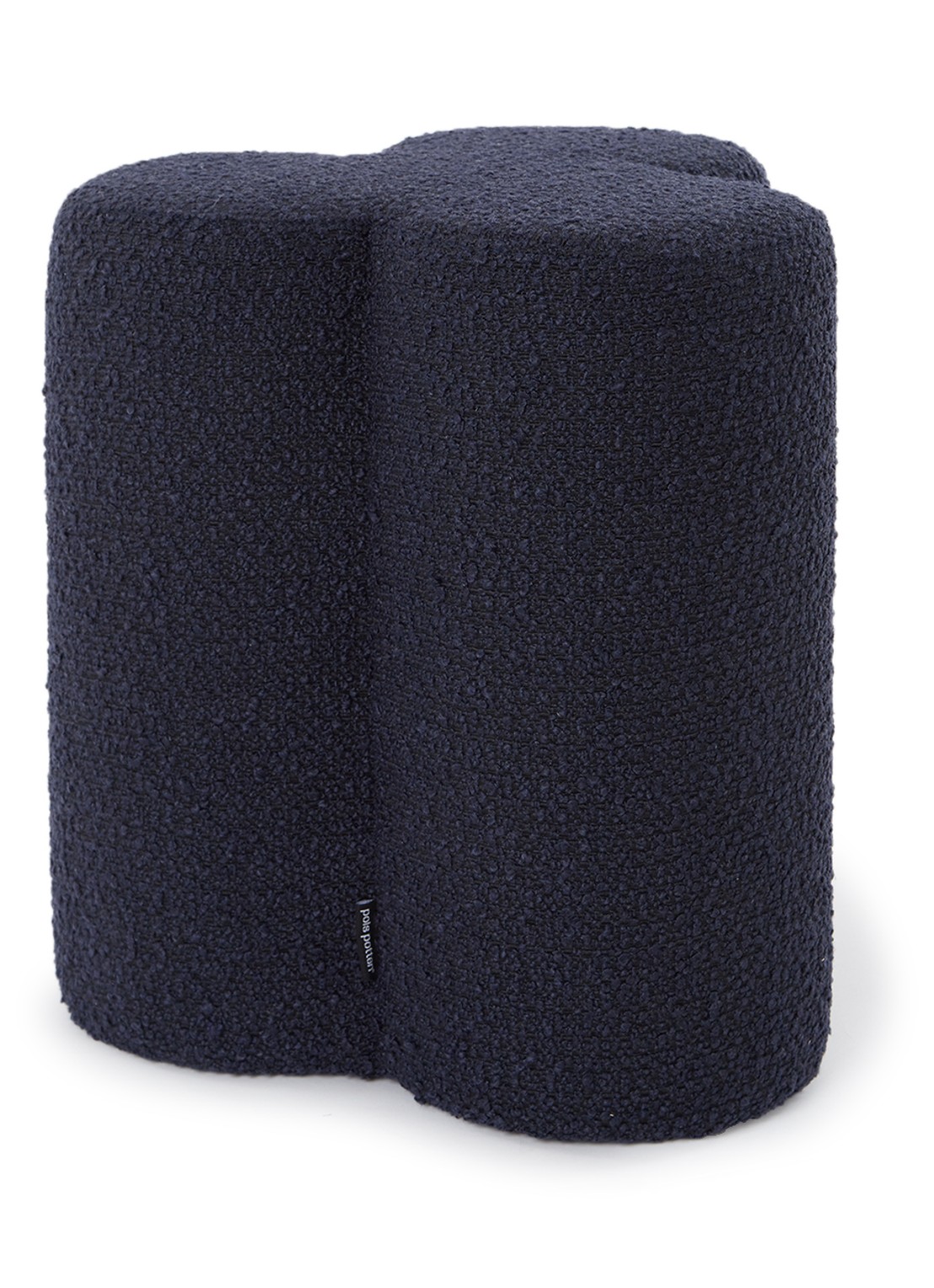 POLSPOTTEN Klaver kruk 45 cm - voorkant 2 donkerblauw