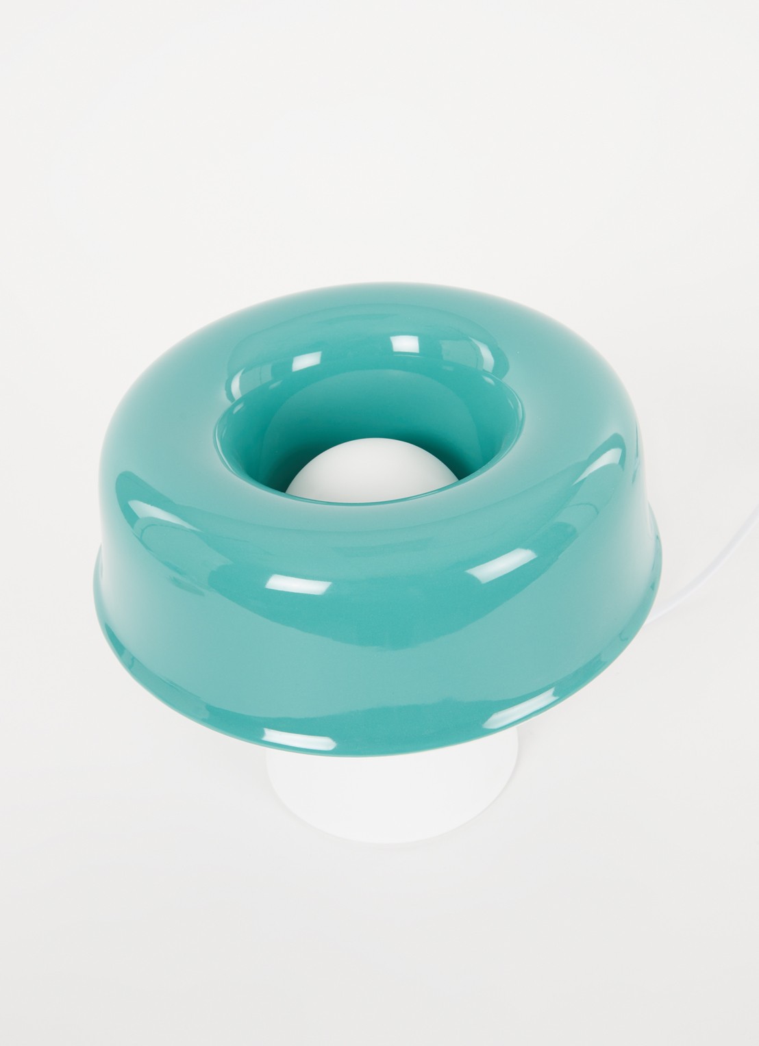POLSPOTTEN Neox tafellamp  Ø21,3 cm  - voorkant 2 zeegroen