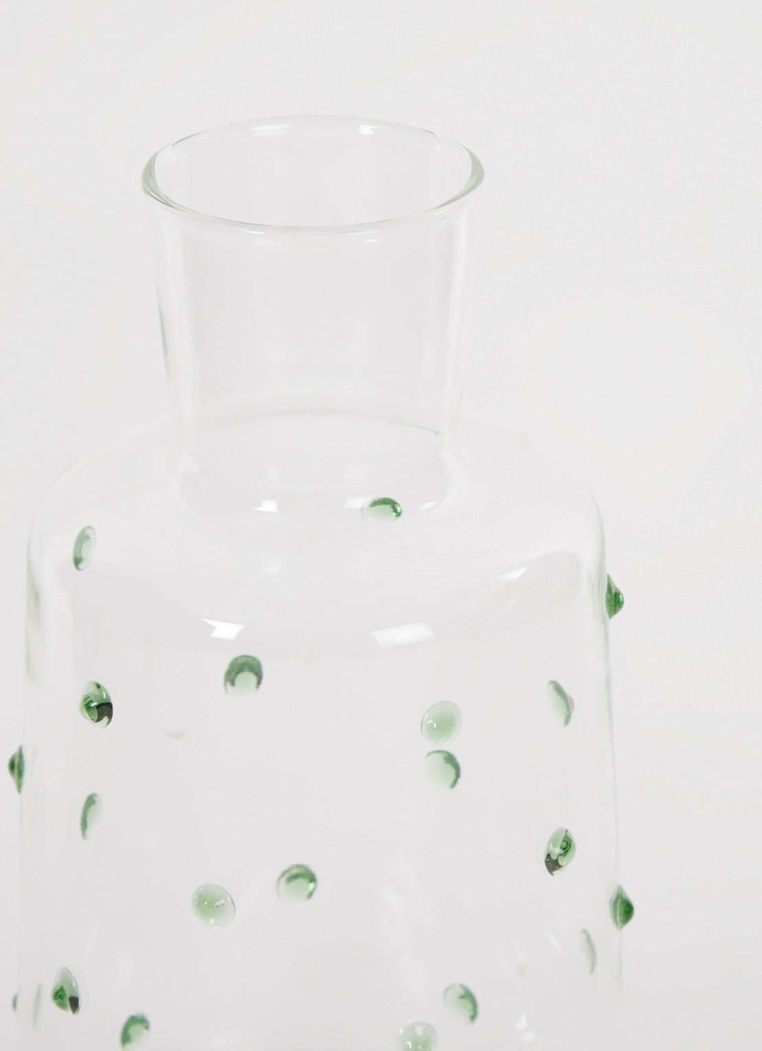 POLSPOTTEN Nob karaf 1,5 liter - voorkant 2 olijfgroen