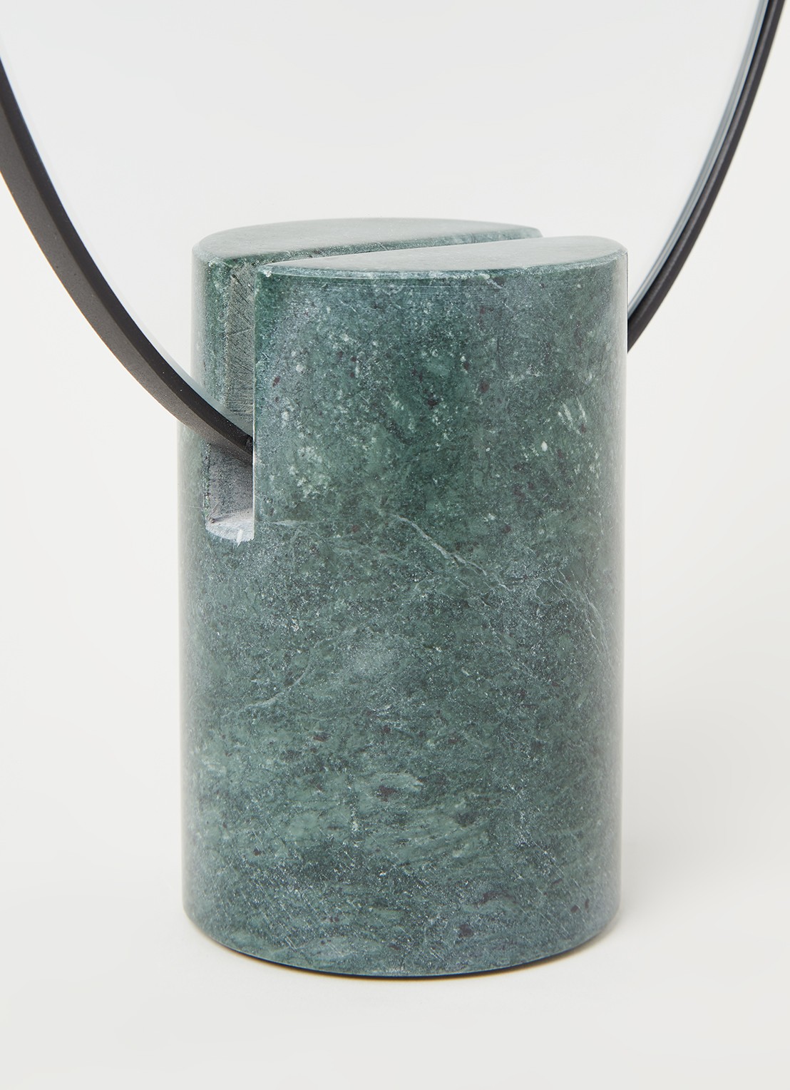 POLSPOTTEN Oval marble green tafelspiegel 29 x 20 cm - detail 3 groen