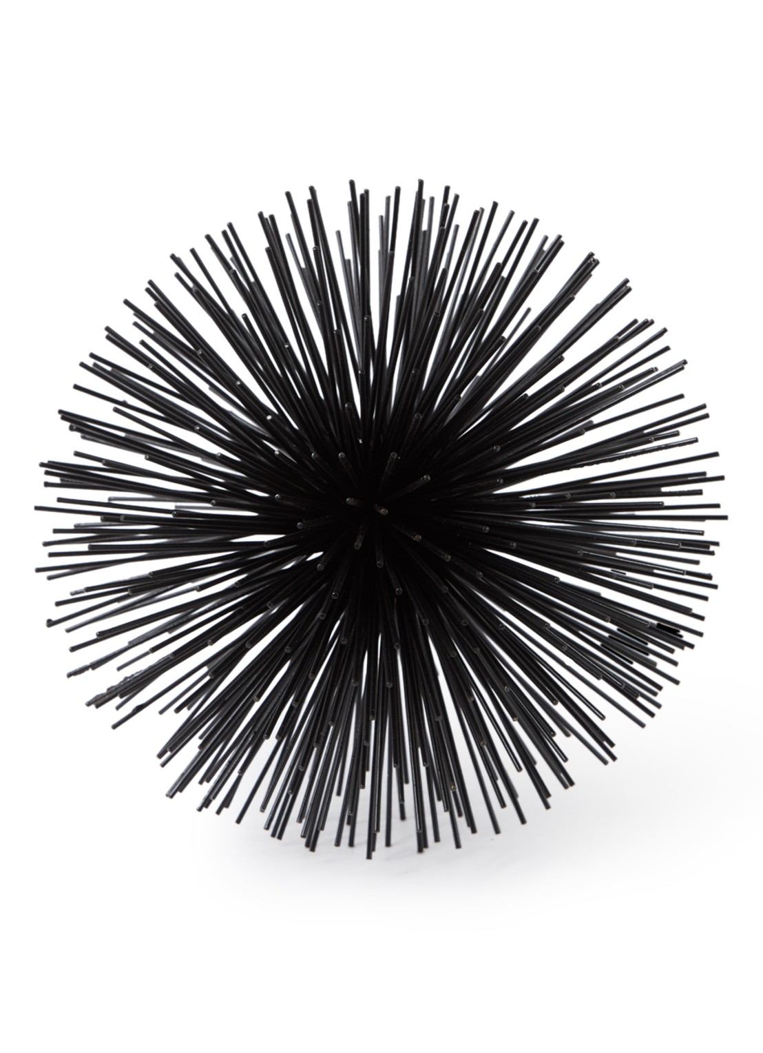 POLSPOTTEN Prickle Small decoratie van messing - voorkant 3 zwart