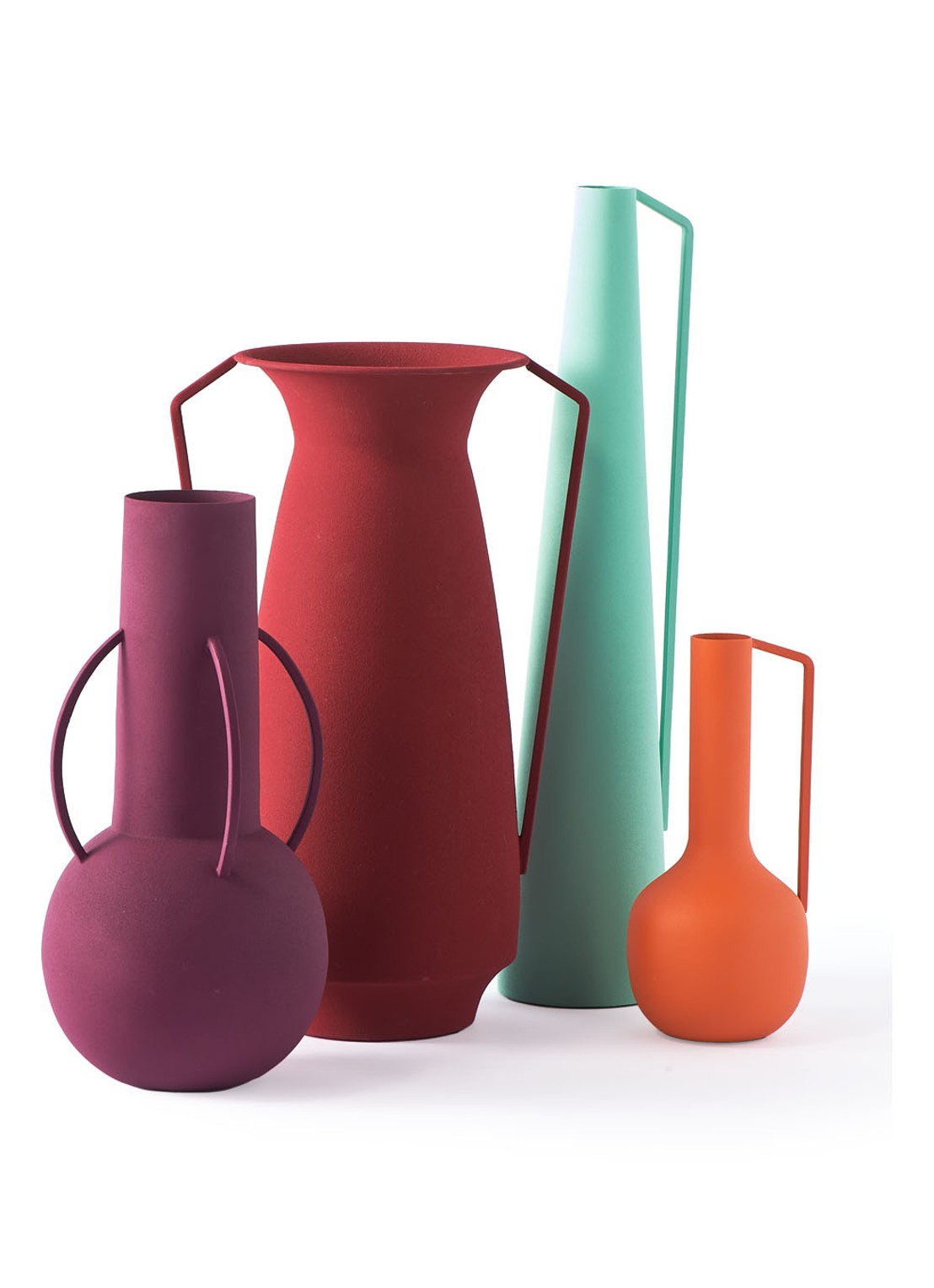POLSPOTTEN Roman Evening vaas set van 4 - detail 2 multicolor