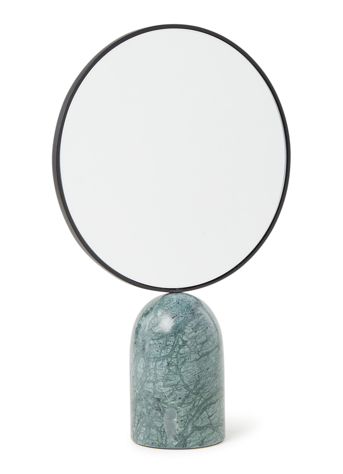 POLSPOTTEN Round marble green tafelspiegel - voorkant 2 groen