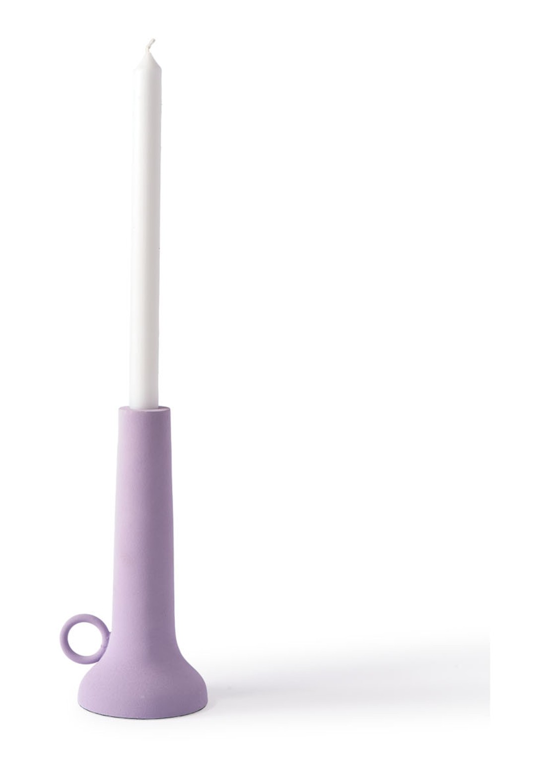 POLSPOTTEN Spartan kandelaar S 22 cm - detail 2 lila