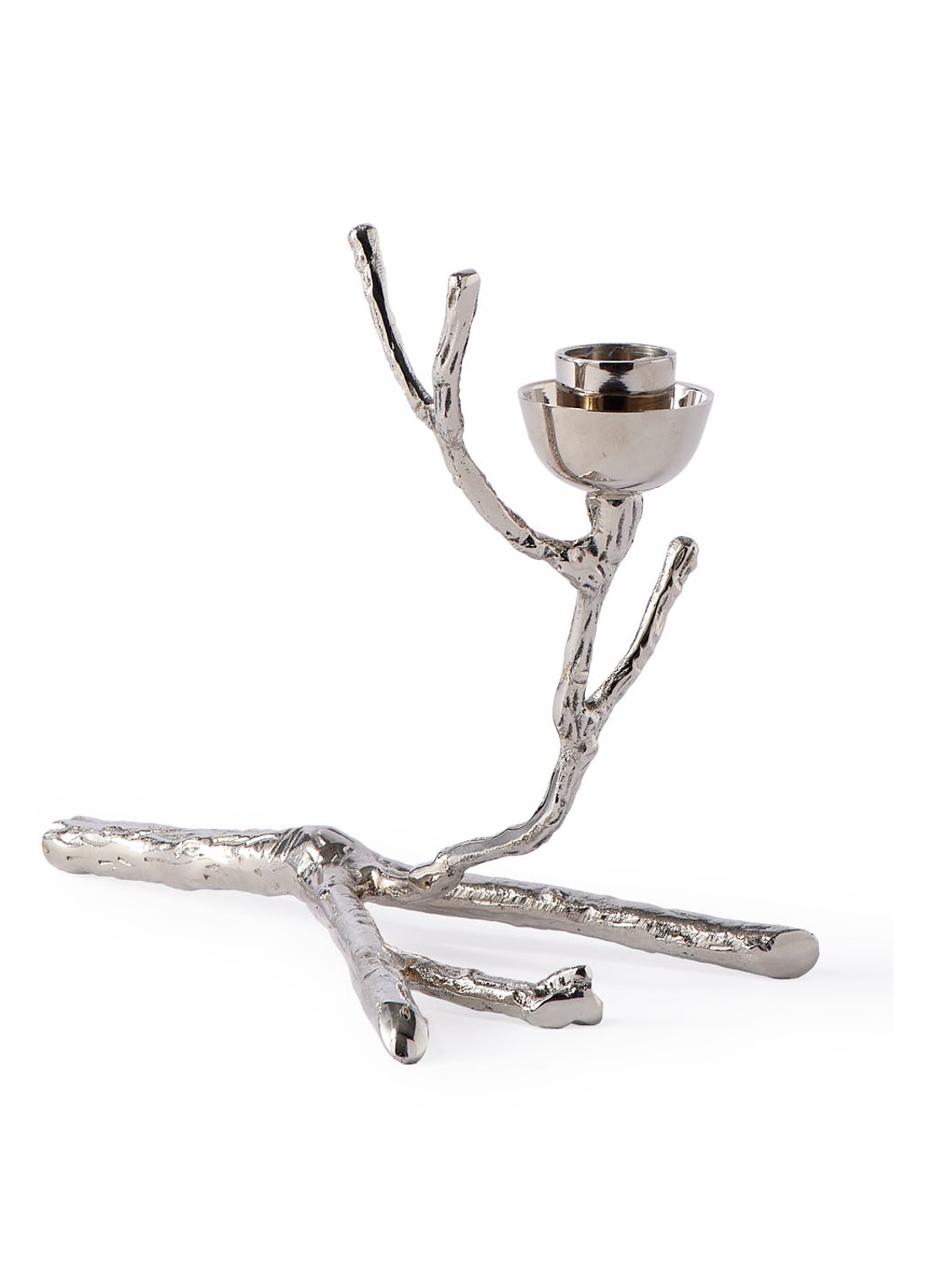 POLSPOTTEN Twiggy kandelaar XS 14 cm - detail 2 zilver