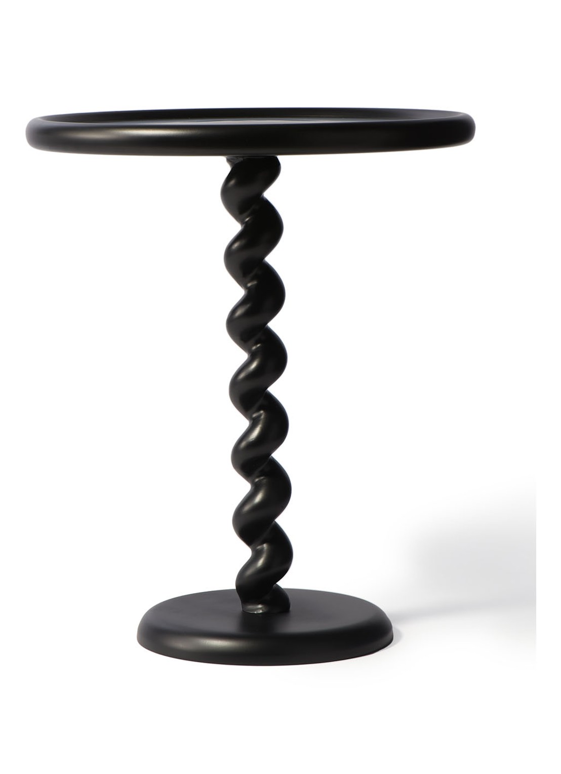 POLSPOTTEN Twister bijzettafel 56 cm - detail 2 zwart