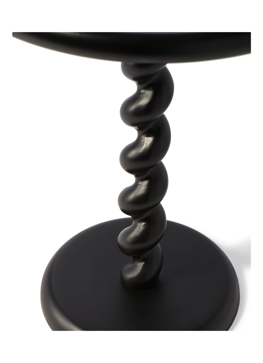 POLSPOTTEN Twister bijzettafel 56 cm - detail 3 zwart