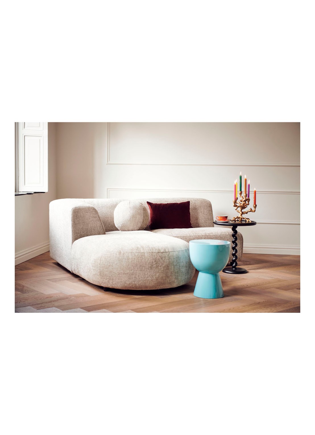 POLSPOTTEN Twister bijzettafel 56 cm - detail 4 zwart