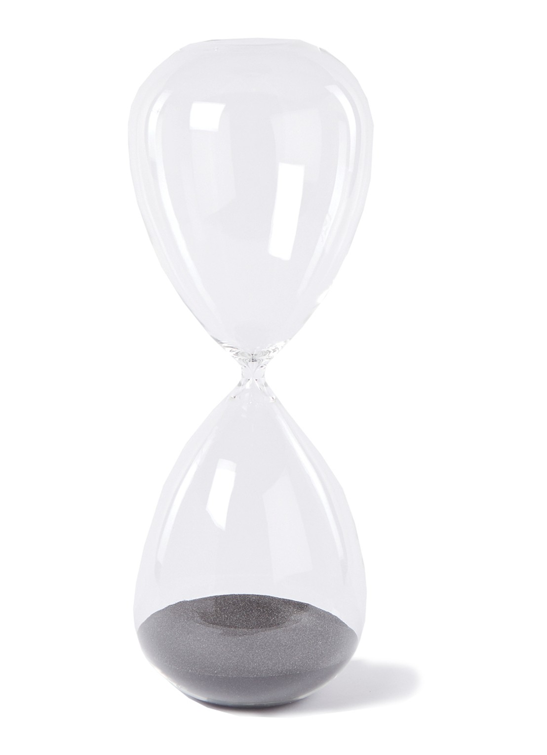 POLSPOTTEN Zandloper XL 55 cm - voorkant zwart