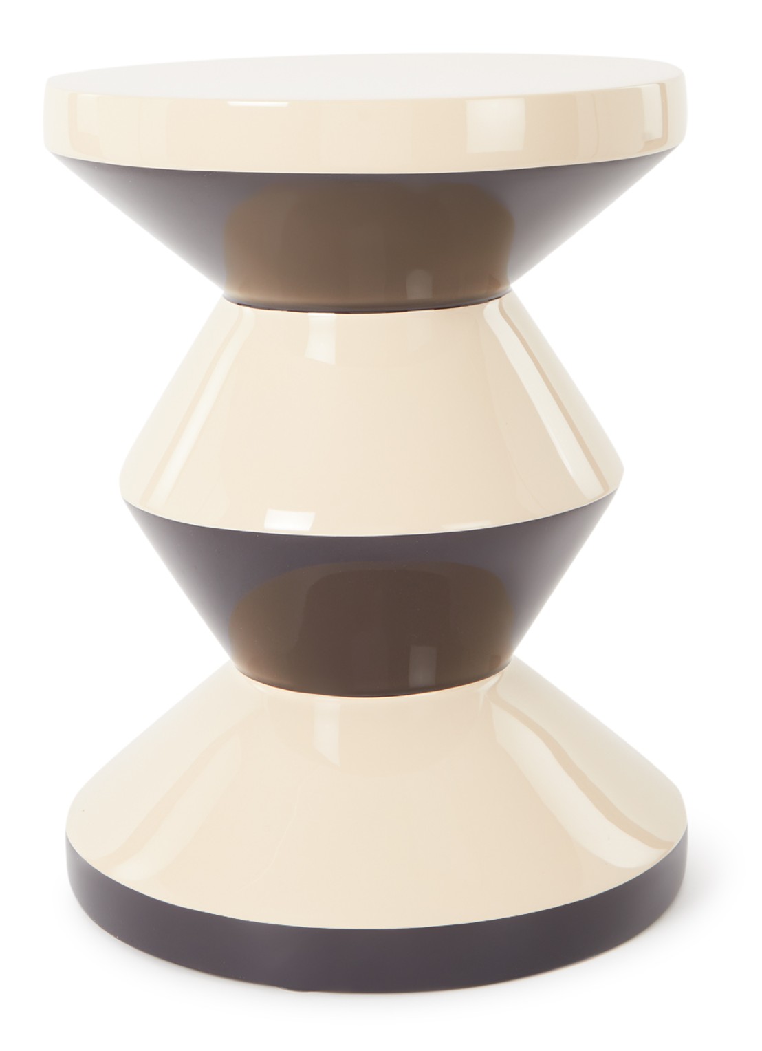 POLSPOTTEN Zig Zag kruk 46 cm - voorkant 3 undefined