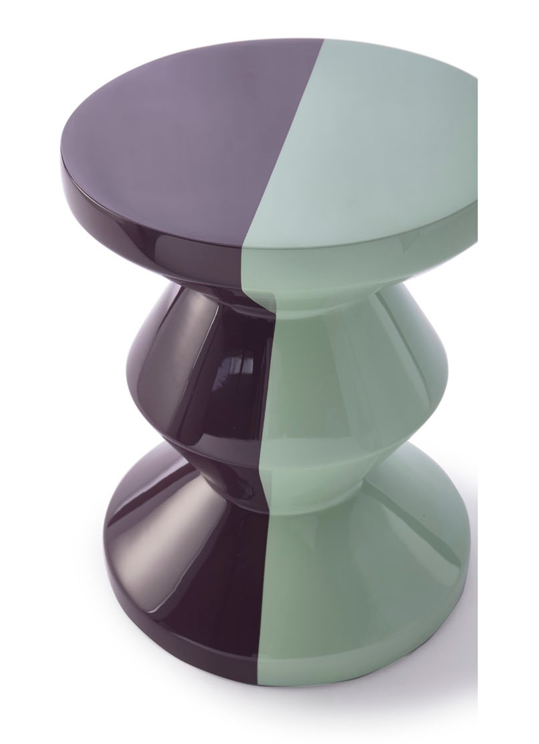 POLSPOTTEN Zig Zag kruk 46 cm - detail multicolor