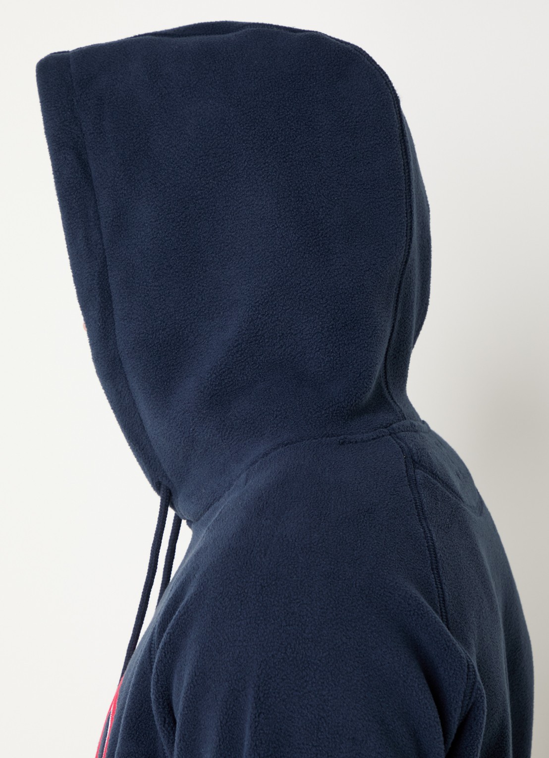 Pop Trading Company Arch hoodie met logoborduring - detail 4 donkerblauw