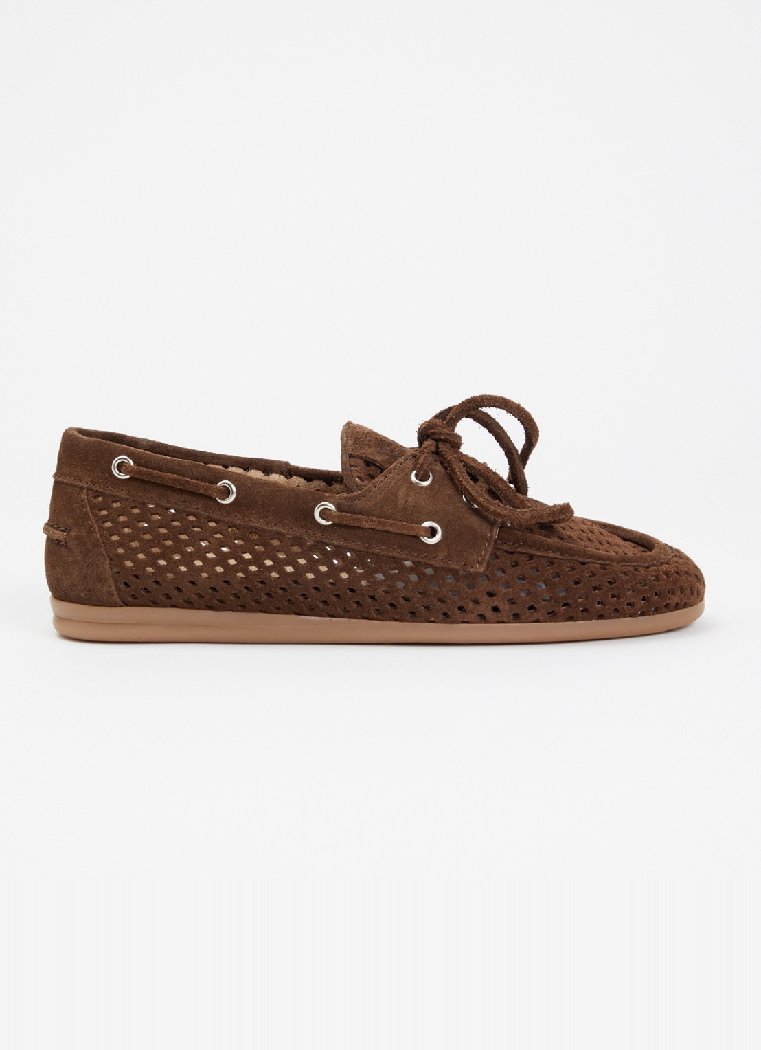 Posa Bootschoen van suède - voorkant 5 bruin
