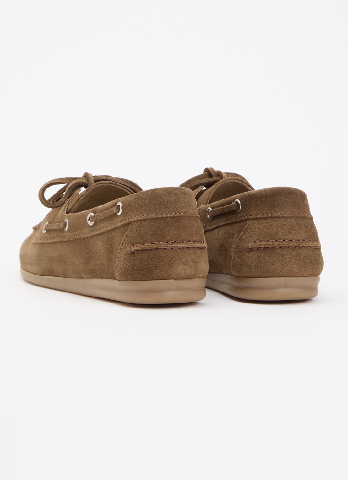 Posa Bootschoen van suède - achterkant 2 taupe