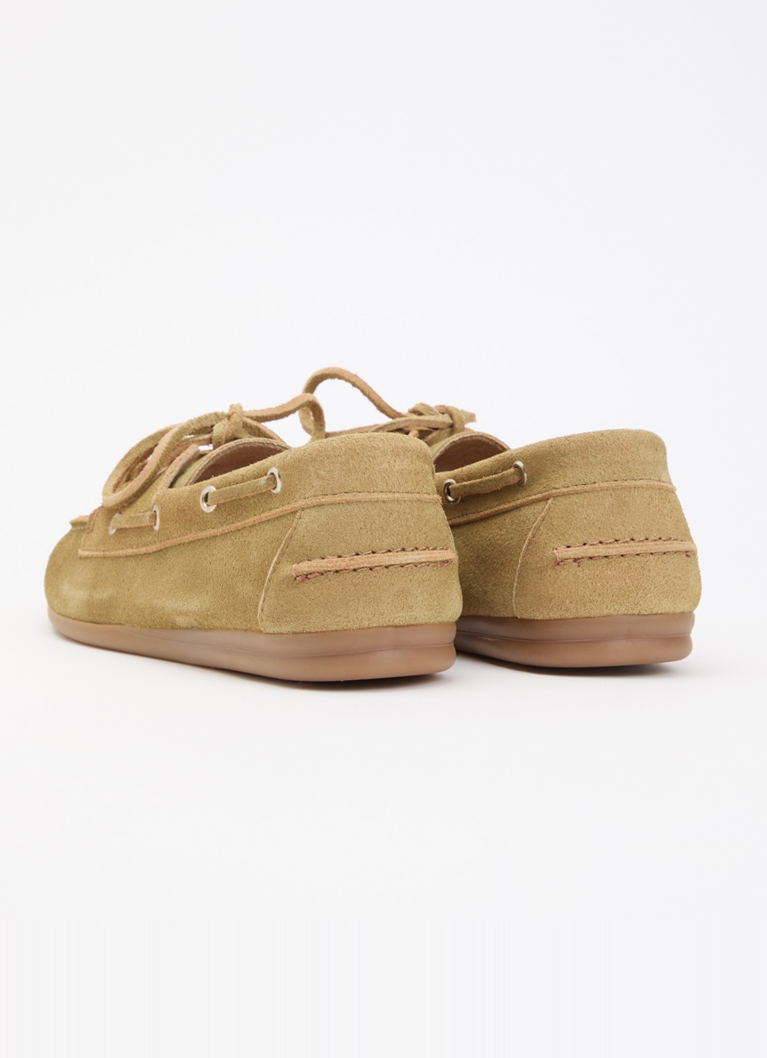 Posa Bootschoen van suède - achterkant 4 beige